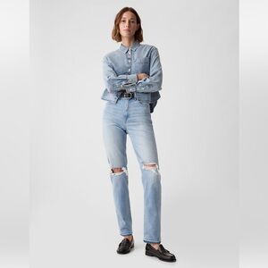 Gap Cheeky Straight High Rise jeans